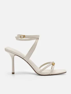 Sofia Leather Heel Sandals<PEDRO Outlet