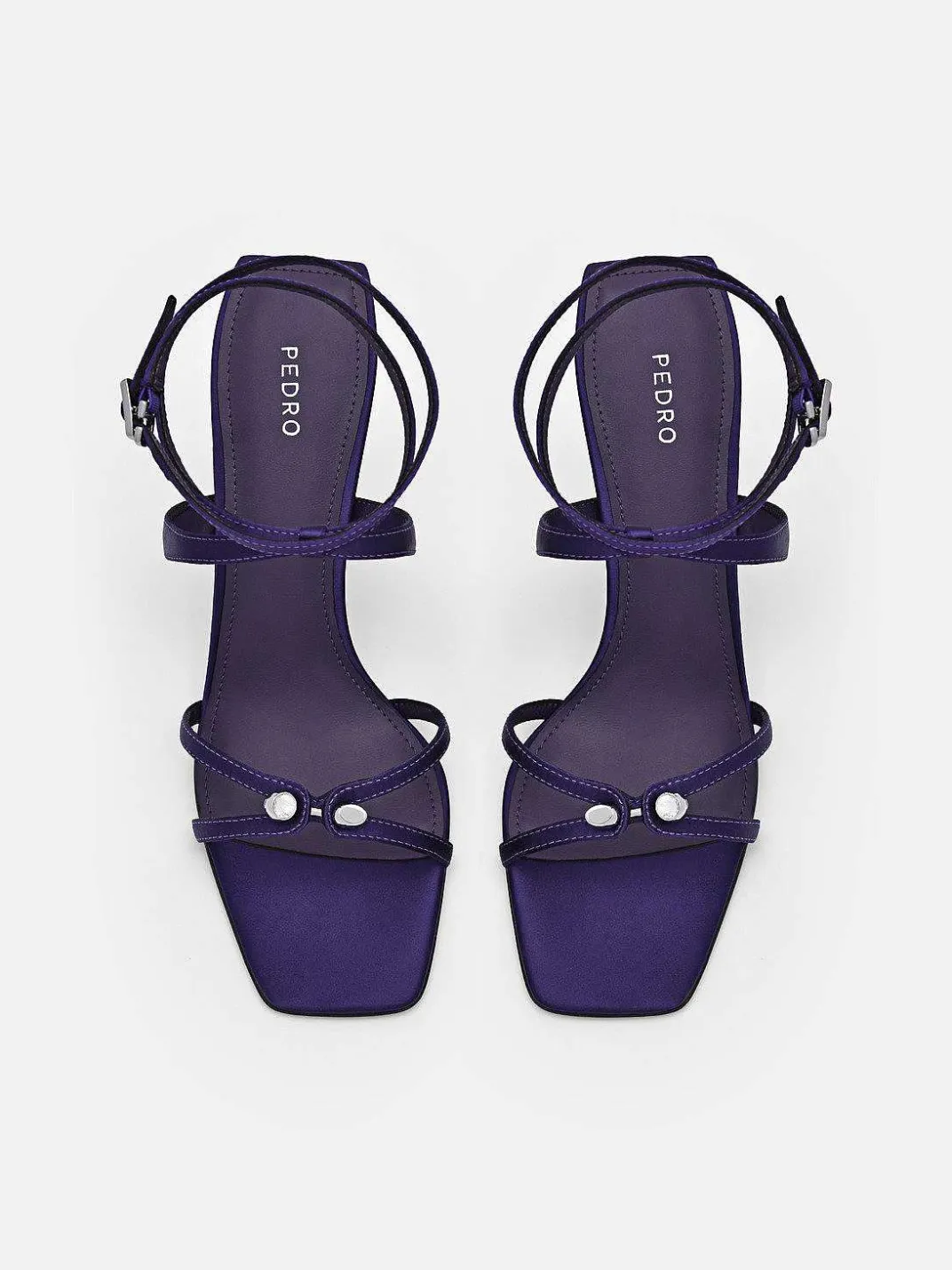 Sofia Leather Heel Sandals<PEDRO New
