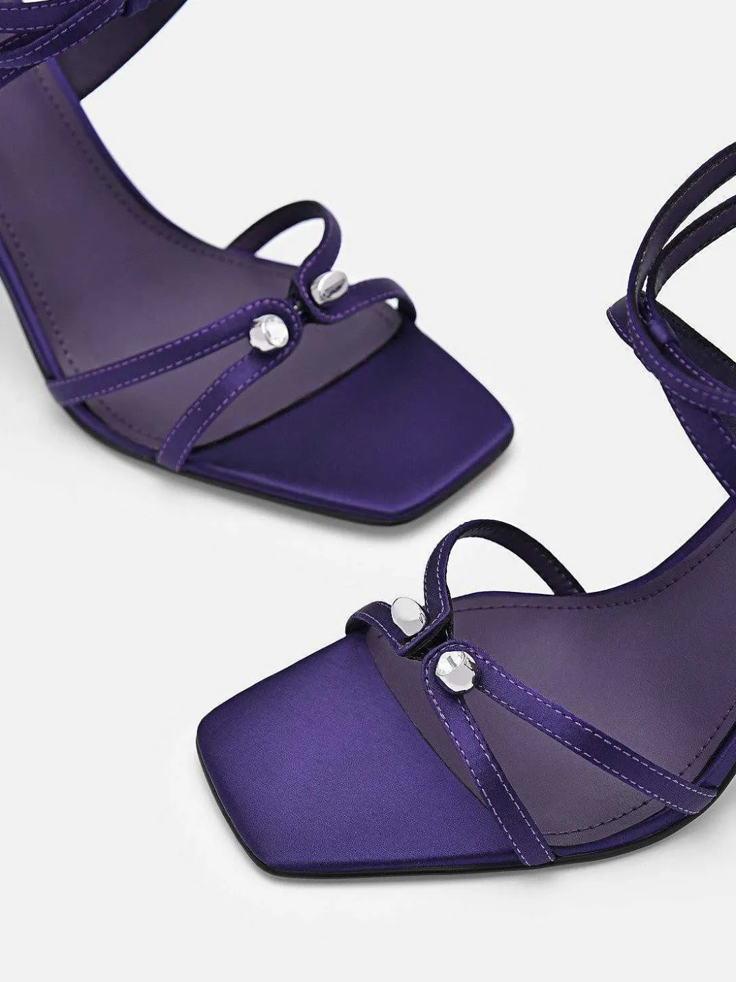 Sofia Leather Heel Sandals<PEDRO New