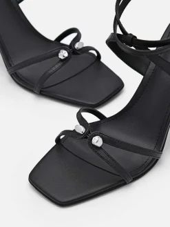 Sofia Leather Heel Sandals<PEDRO Online