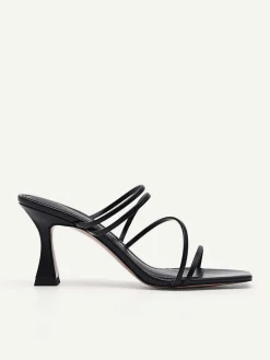 Strappy Heel Sandals - Black<PEDRO Clearance