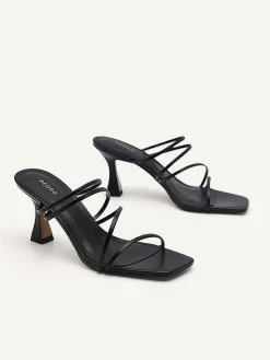 Strappy Heel Sandals - Black<PEDRO Clearance