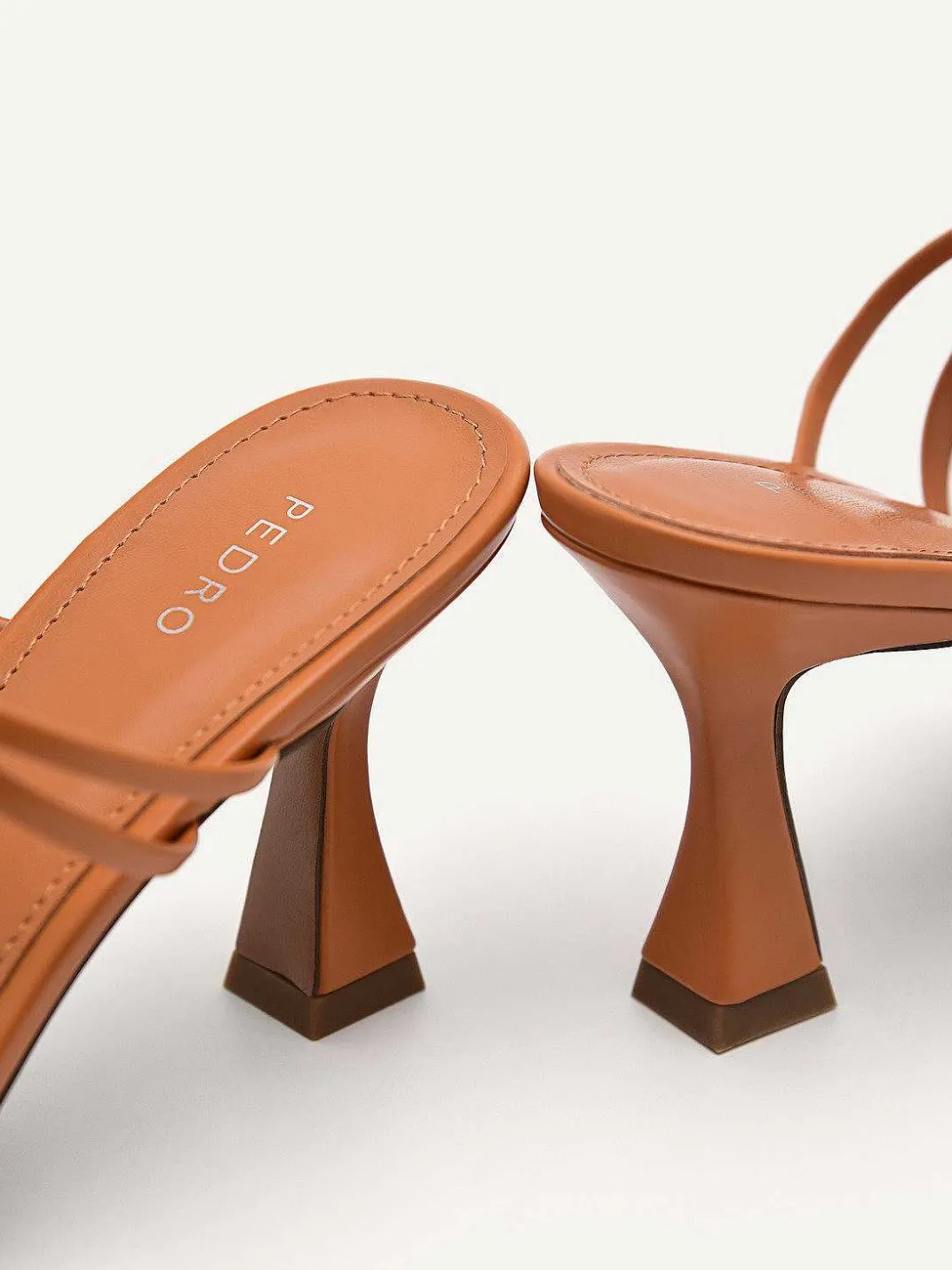 Strappy Heel Sandals - Orange<PEDRO Outlet