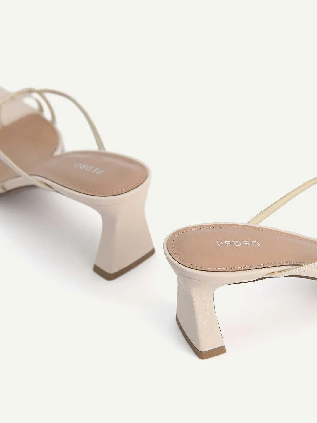 Strappy Toe Loop Heel Sandals<PEDRO Discount