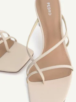 Strappy Toe Loop Heel Sandals<PEDRO Discount