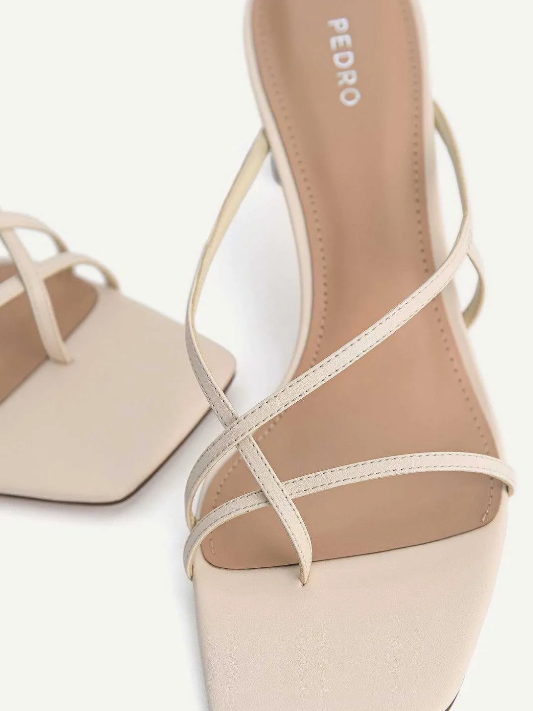 Strappy Toe Loop Heel Sandals<PEDRO Discount
