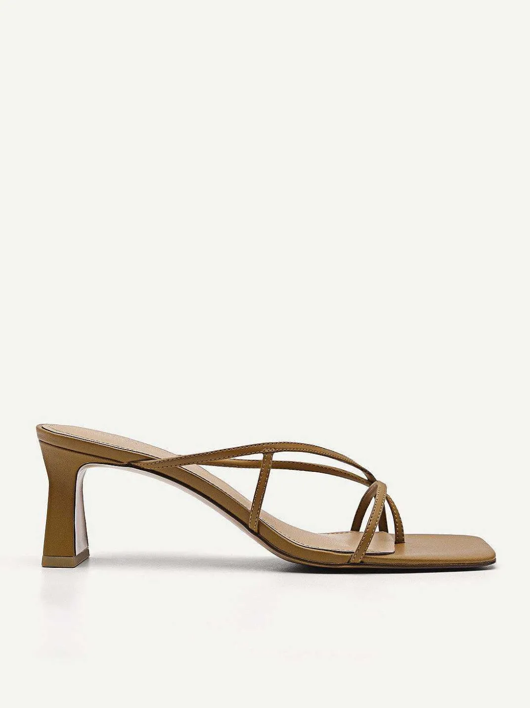 Strappy Toe Loop Heel Sandals<PEDRO