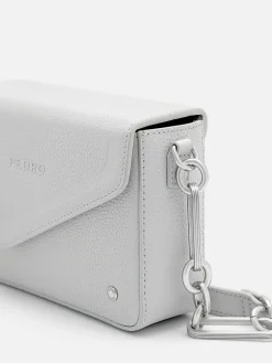 Taper Leather Boxy Sling Bag<PEDRO