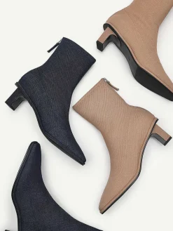 Vanessa Denim Ankle Boots<PEDRO Online