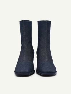 Vanessa Denim Ankle Boots<PEDRO