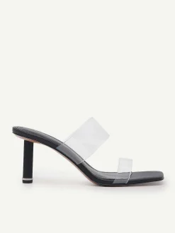 Vinyl Double Strap Heel Sandals<PEDRO Clearance
