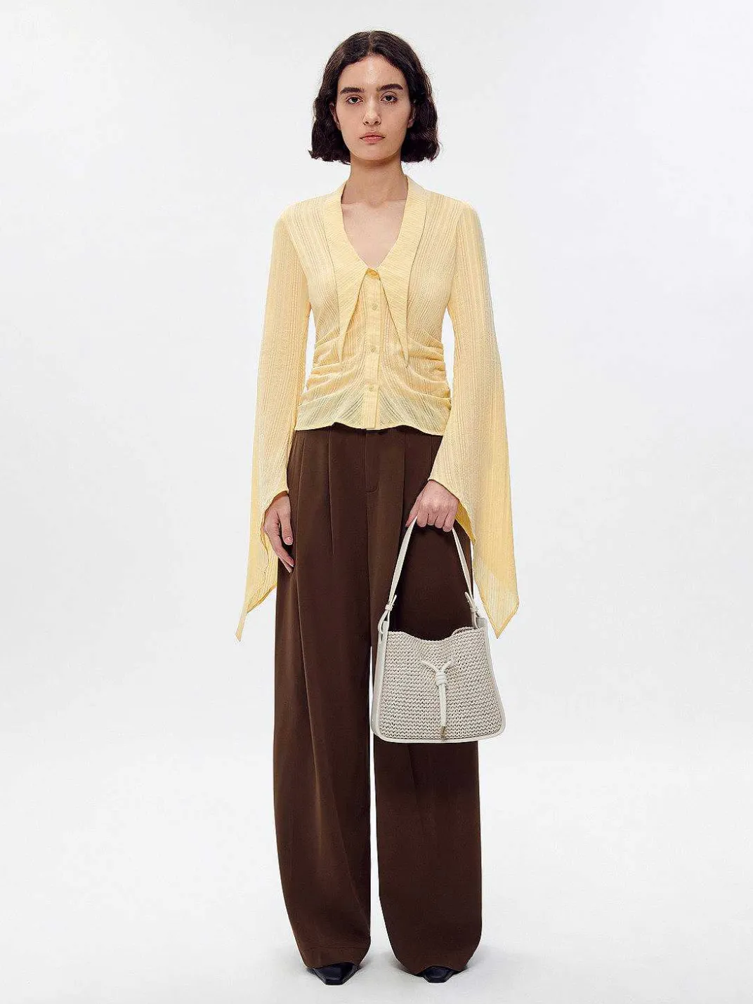 Yasmin Fabric Bucket Bag<PEDRO Best