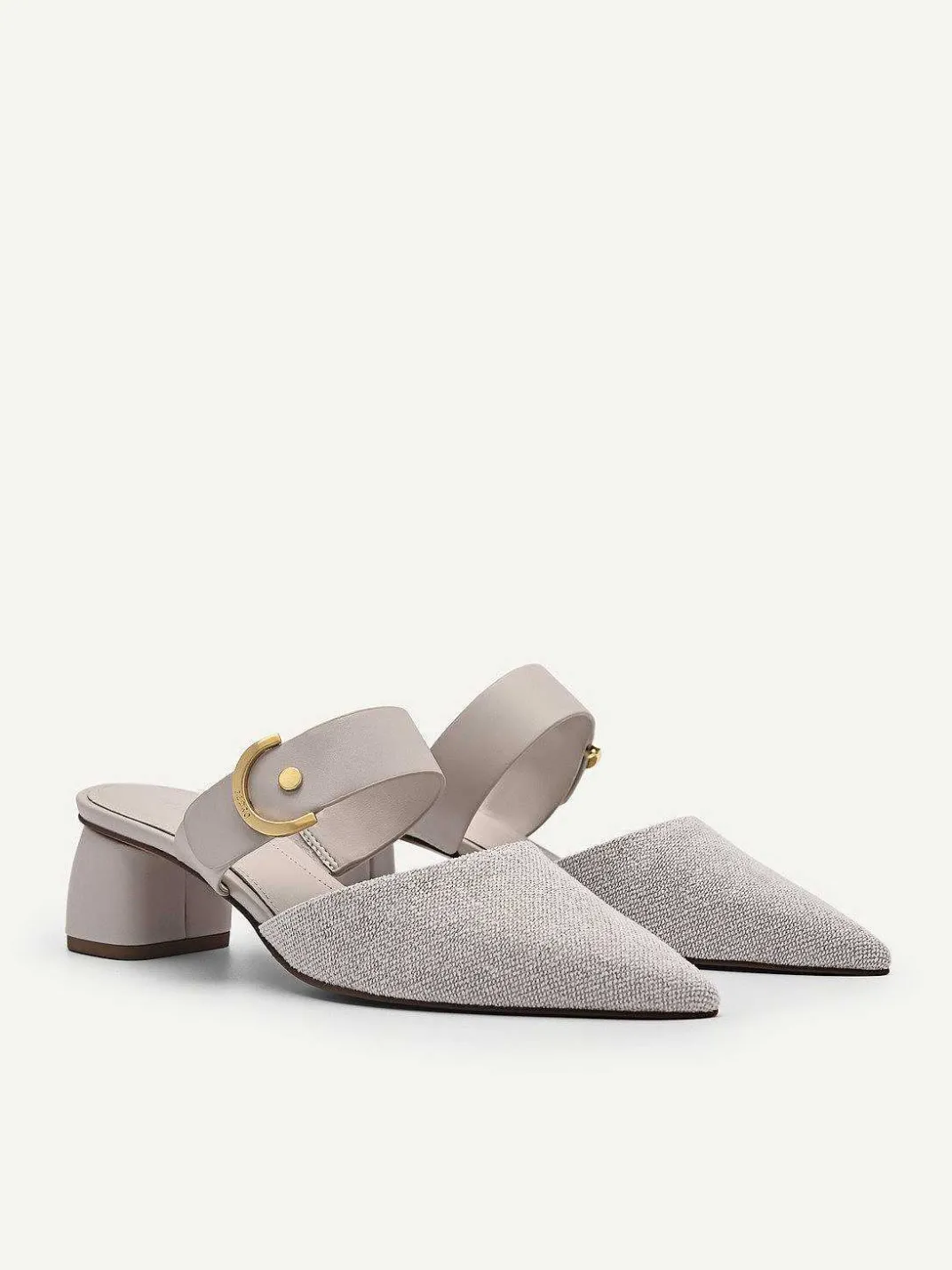 Yasmin Linen Heel Mules<PEDRO Outlet