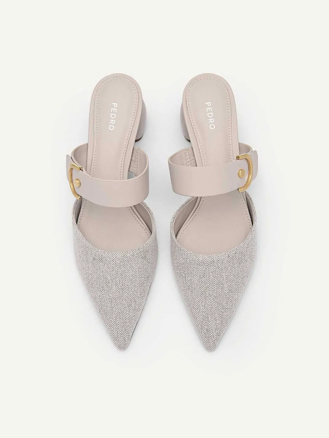 Yasmin Linen Heel Mules<PEDRO Outlet