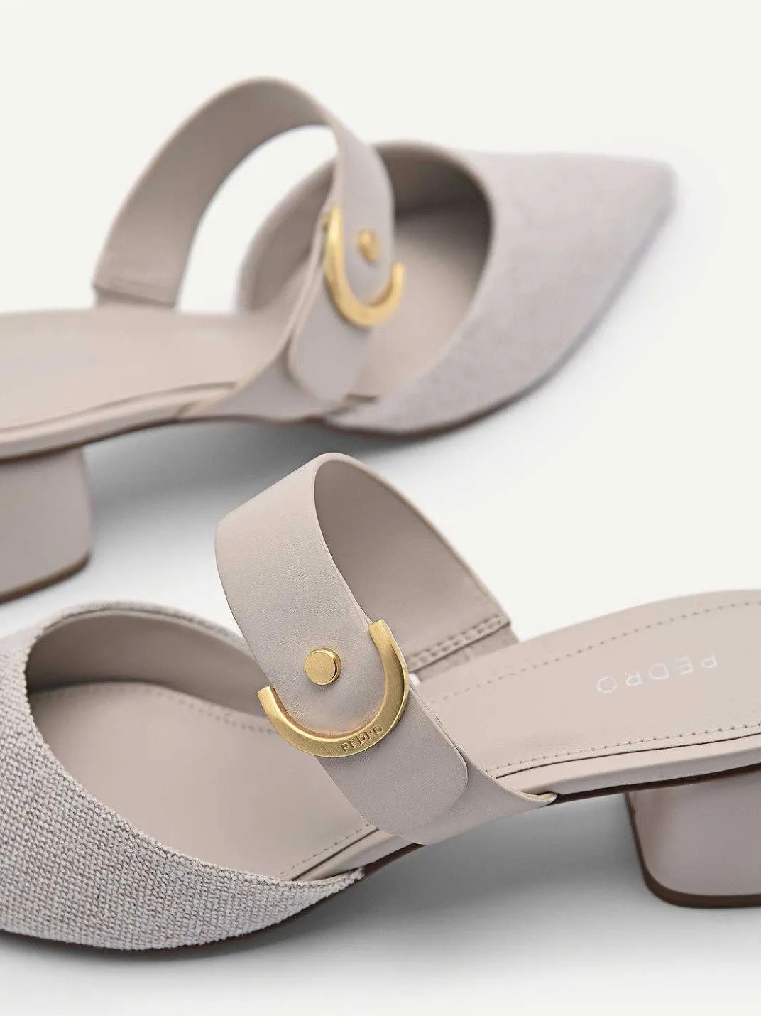 Yasmin Linen Heel Mules<PEDRO Outlet